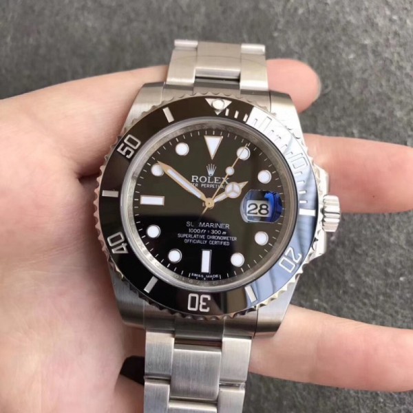 Rolex Submariner Date 116610LN 2018 AR Stainless Steel 904L Black Dial Swiss 2824-2