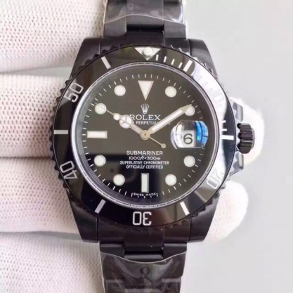 Rolex Submariner Date 116610LN JF PVD Black Dial Swiss 2836-2