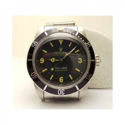 Rolex Submariner 5510 LF Stainless Steel Black Dial Swiss 2836-2