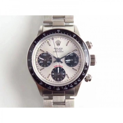 Rolex Daytona Cosmograph Paul Newman 6241 N Stainless Steel Silver Dial Valjoux 72