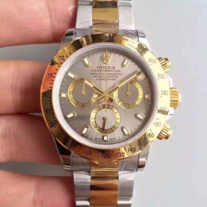 Rolex Daytona Cosmograph 116503 JH Yellow Gold & Stainless Steel Anthracite Dial Swiss 4130 Run 6@SEC