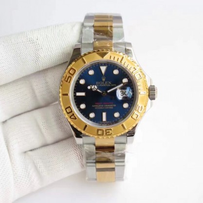 Rolex Yacht-Master 40 116622 JF Stainless Steel & Yellow Gold Blue Dial Swiss 2836-2