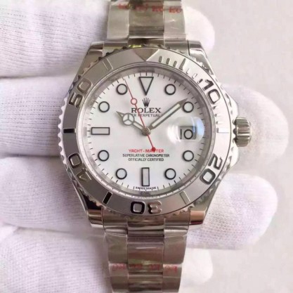 Rolex Yacht-Master 40 116622 JF Stainless Steel White Dial Swiss 2836-2