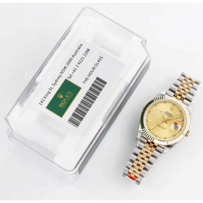 Rolex Datejust II 116333 41MM Replica GM Stainless Steel & Yellow Gold Champagne Dial Swiss 3235