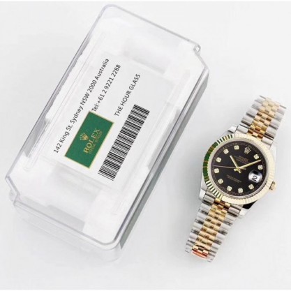 Rolex Datejust II 116333 41MM Replica GM Stainless Steel & Yellow Gold Black Dial Swiss 3235