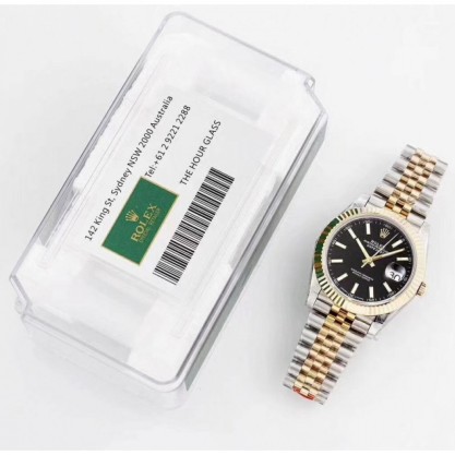 Rolex Datejust II 116333 41MM Replica GM Stainless Steel & Yellow Gold Black Dial Swiss 3235