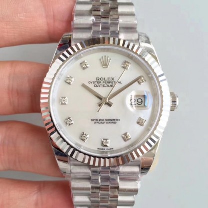 Rolex Datejust II 126334 41MM Replica 2018 EW Stainless Steel Mother Of Pearl Dial Swiss 3235