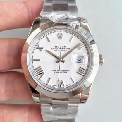 Rolex Datejust II 126300 41MM Replica N Stainless Steel Mother Of Pearl Dial Swiss 3235