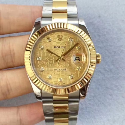 Rolex Datejust II 126333 41MM Replica N Stainless Steel & Yellow Gold Rolex Dial Swiss 2836-2