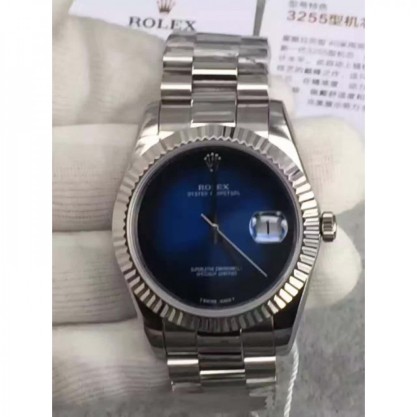 Rolex Datejust 41 Lapis Lazuli HK Stainless Steel Blue Dial Swiss 3255