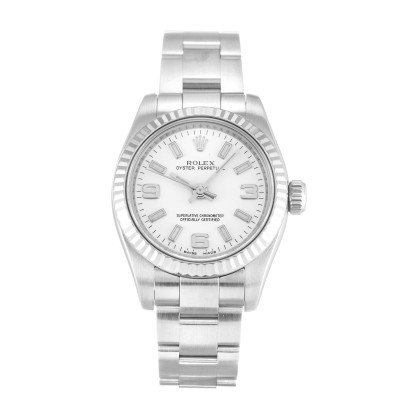 Best UK AAA White Gold Rolex Lady Oyster Perpetual 176234-26 MM Replica