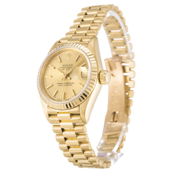Best UK AAA Yellow Gold Rolex Datejust Lady 69178-26 MM Replica