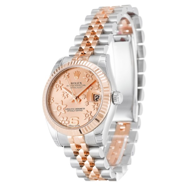 Best UK AAA Rose Gold Rolex Mid-Size Datejust 178271-31 MM Replica
