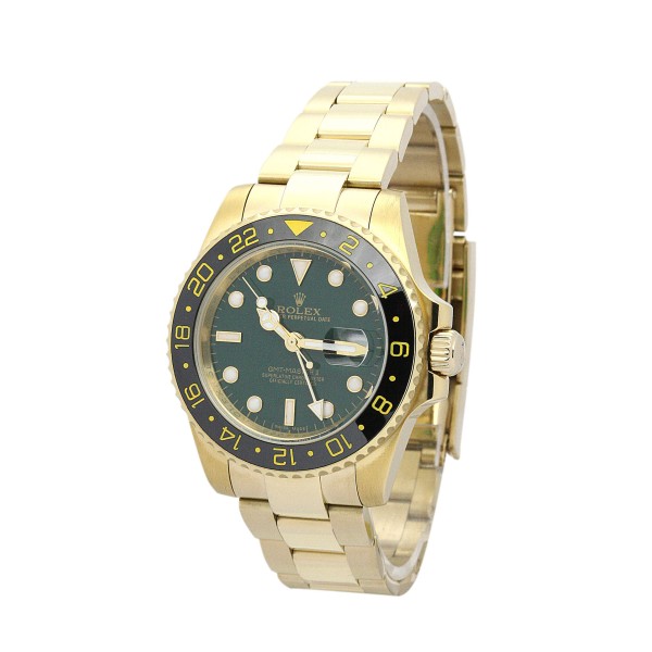 Best UK AAA Yellow Gold Rolex GMT Master II 116718 LN-40 MM Replica