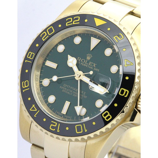 Best UK AAA Yellow Gold Rolex GMT Master II 116718 LN-40 MM Replica